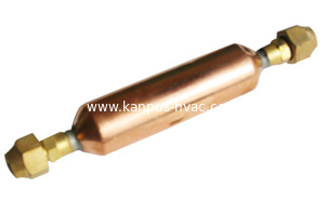 Refrigerator copper Filter Drier with brass nuts, refrigeration filter drier, drier filter