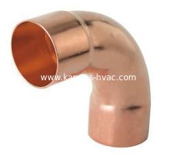 90 degree copper long radius elbow C x C, (copper pipe fitting, copper elbow, HVAC/R copper fitting)