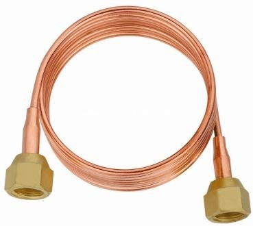 Copper Capillary tube with nut, copper fitting, copper tube