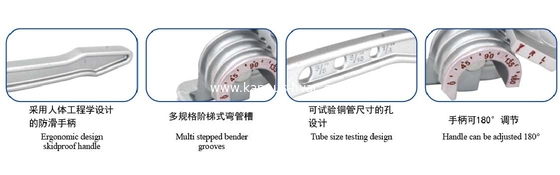 3-in-1 Tube Bender CT-368, HVAC/R tool, hand tool, tube tool, pipe tool