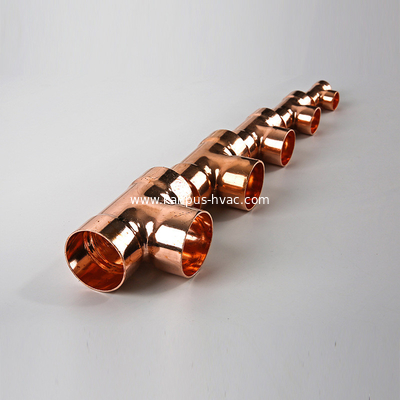 Copper Equal Tee C x C x C, copper tee, copper fitting, ACR pipe fitting
