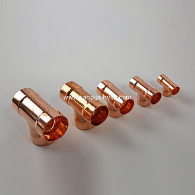 Copper Equal Tee C x C x C, (copper tee, copper pipe fitting, ACR pipe fitting)