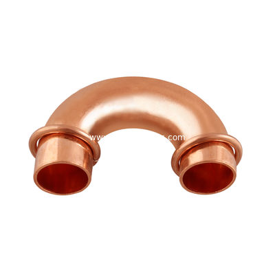 copper U bend with brazing ring, (air conditioning copper fitting, refrigeration fitting,  ACR fitting)