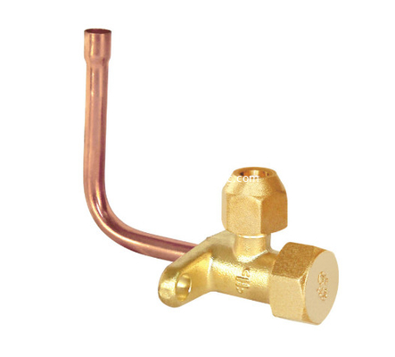 Air Conditioner Service Valve, split brass valve, A/C valve, HVAC/R part, refrigeration brass valve