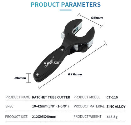 Ratchet tube cutter CT-116, (HVAC/R tool, hand tool, tube cutter)
