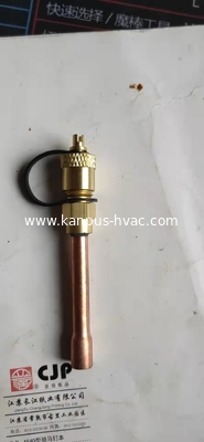 Air condition access valve, refrigeration charging valve, HVAC valve 1/4", brass valve