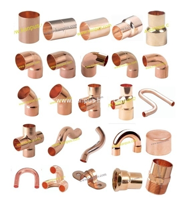 90 degree copper short radius elbow FTG x C, copper fitting, copper elbow, refrigeration fitting