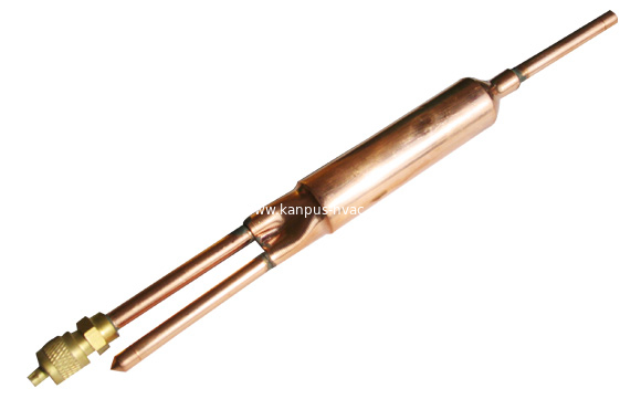 Refrigerator Spun Filter Drier with valve, copper filter drier, fridge drier filter