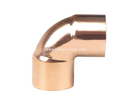 Copper Elbow Pipe Fitting, 90 degree copper elbow C x C, refrigeration copper fitting, air condition copper elbow