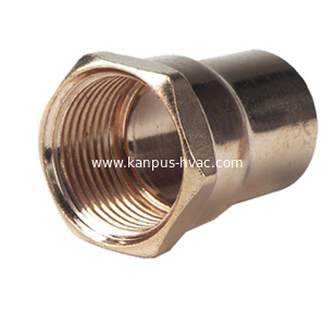 Copper Female Adaptor C x F, (copper adaptor, copper fitting, HVAC/R pipe fitting)