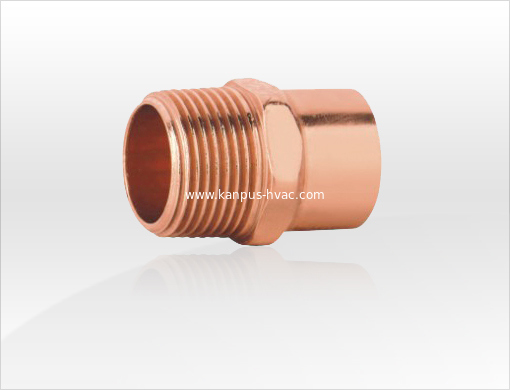 Copper Male Adaptor C x M, (copper adaptor, copper fitting, HVAC/R fitting)
