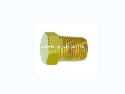 Brass NPT Plug(brass nut, copper fitting, brass fitting, plumbing fitting, pipe fitting)