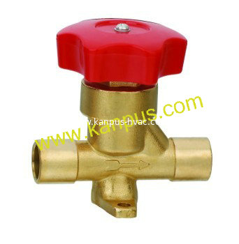 Refrigeration solder type hand valve (shut off valve, HVAC/R parts, brass valve)