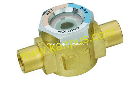 Refrigeration solder type sight glass (moisture indicator, refrigeration part)