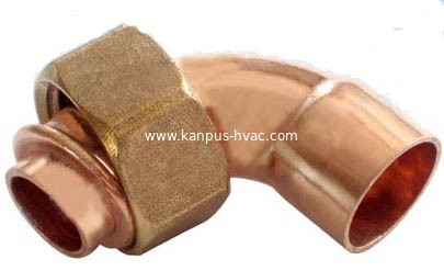 Copper bent tap connector (copper fitting, HVAC/R parts, ACR parts)