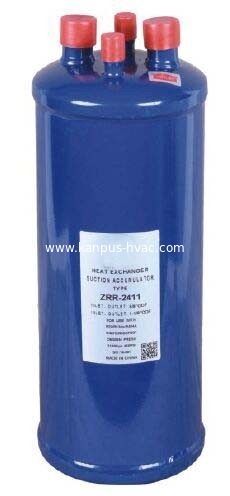ZRR Series Heat Exchanger Suction Accumulator, HVAC/R filter drier, liquid receiver, drier filter