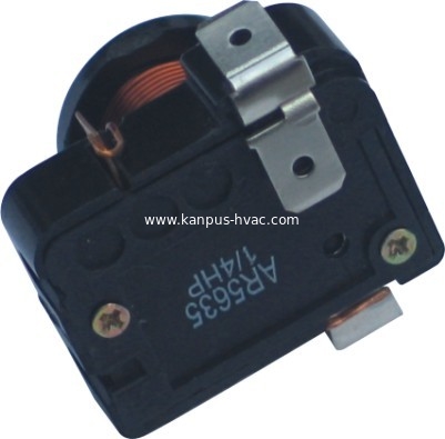 Refrigerator RP relay A-009, compressor parts, A/C spare parts, HVAC/R parts, motor relay