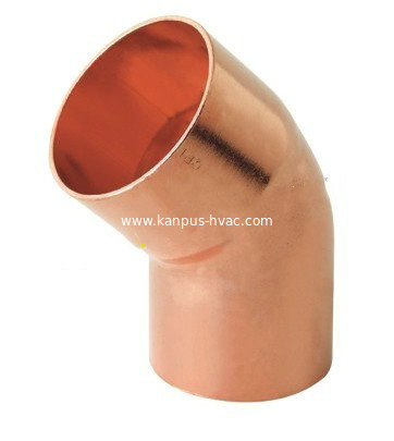45 degree copper elbow FTG x C, (copper fitting, copper elbow, HVAC/R pipe fitting, ACR fitting)