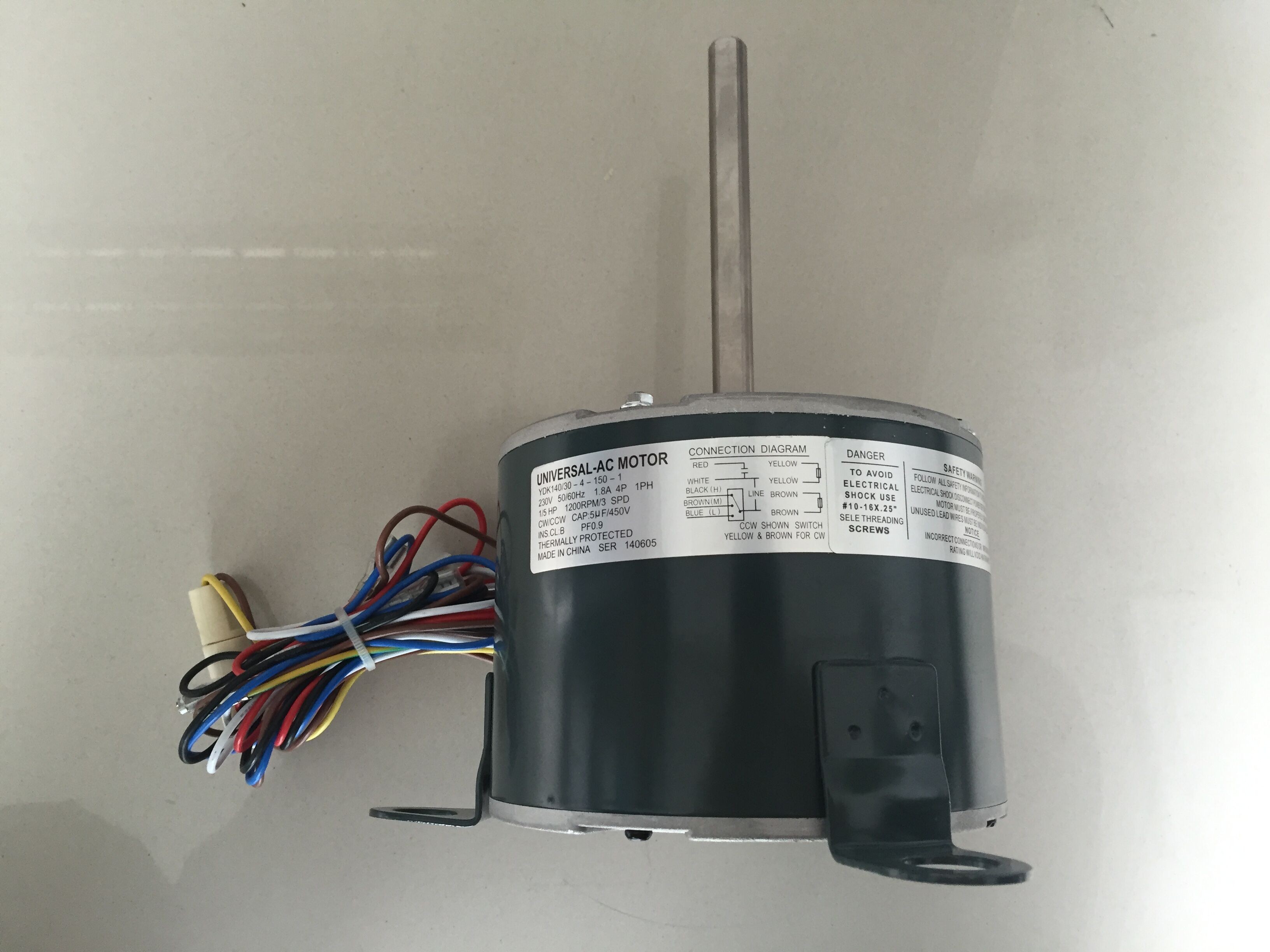 A/C motor, UniversalAC Fan Motor, air conditioner motor, AC fan motor, HVAC/R part
